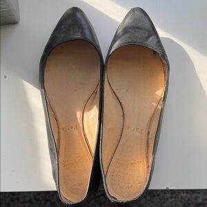 Christian Louboutin Black Leather Flats